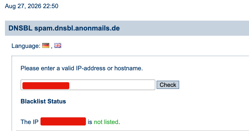 dnsbl check